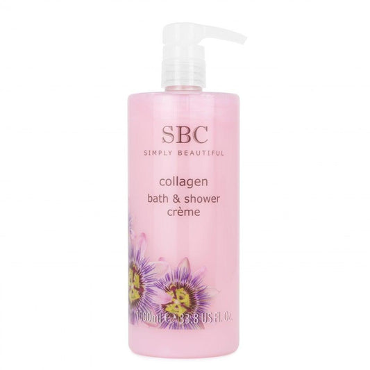 Cremă de Baie și Duș cu Colagen, 1000 ml - Galeria de Bijuterii