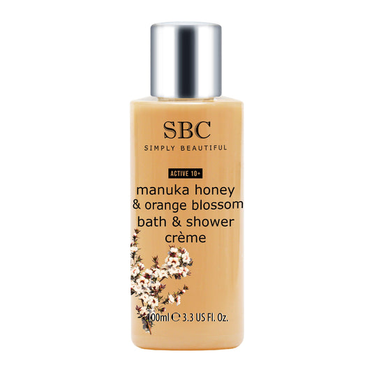 Cremă Hidratantă pentru Baie și Duș cu Miere Manuka și Flori de Portocal, 100 ml - Galeria de Bijuterii