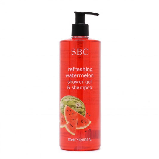 Gel de Duș și Șampon Revigorant de Pepene Verde, 500 ml - Galeria de Bijuterii