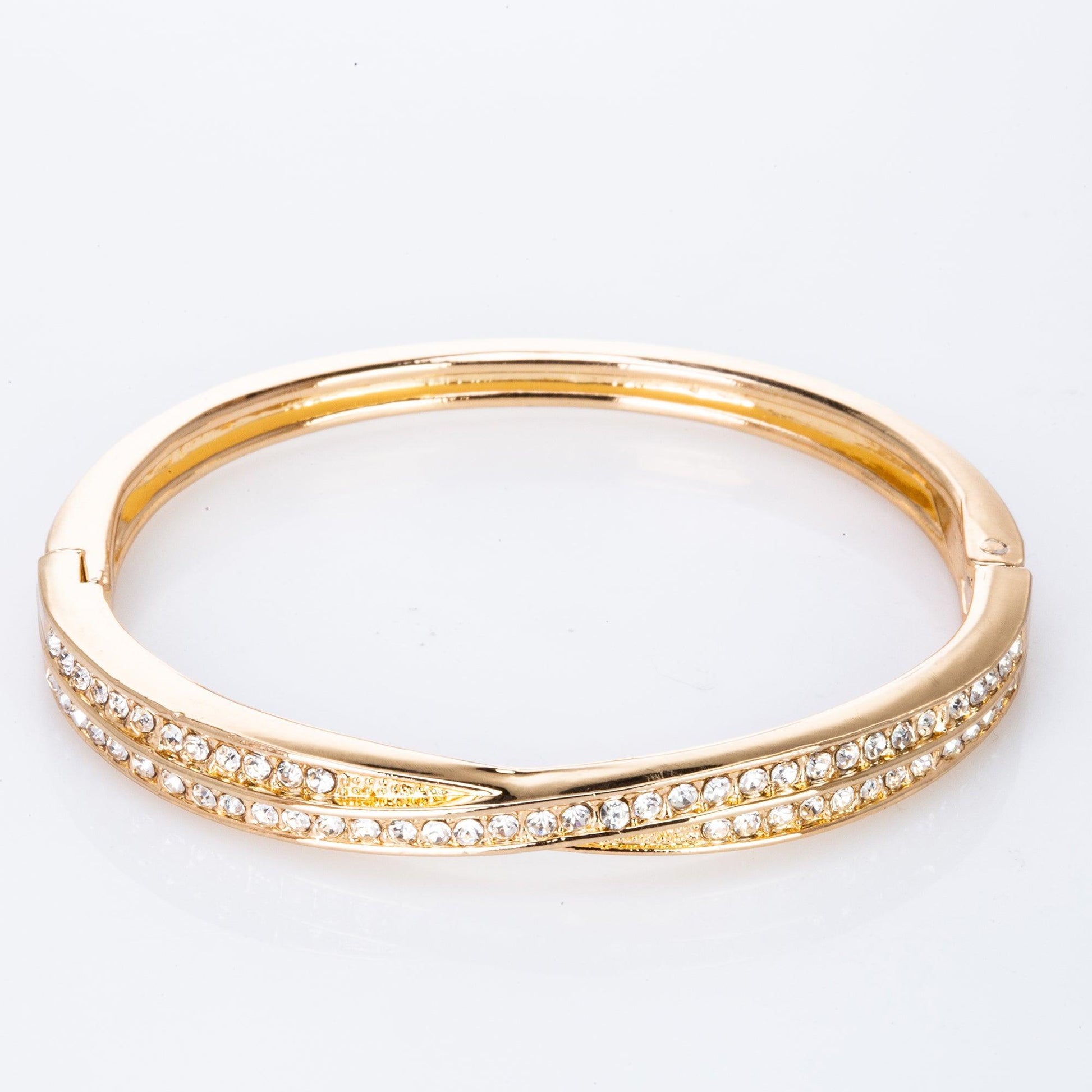 Excellanc gift set, ladies, watch, bracelet, bangle, gold-colored - Galeria de Bijuterii