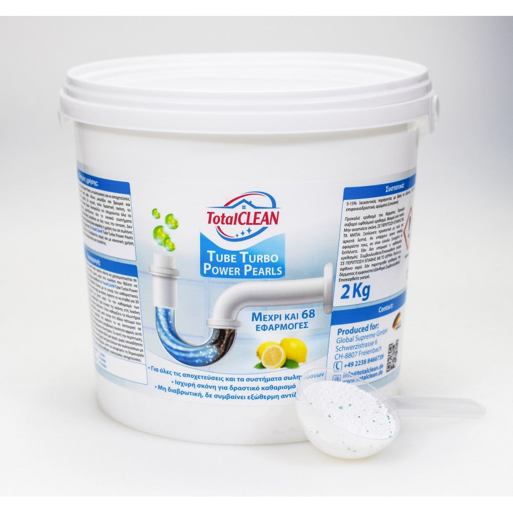 TotalClean curățător de conducte și drenaj 2 kg 1 