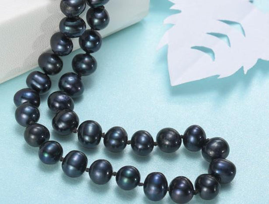 Set din Argint cu Perlă de Cultură Neagră - Galeria de Bijuterii