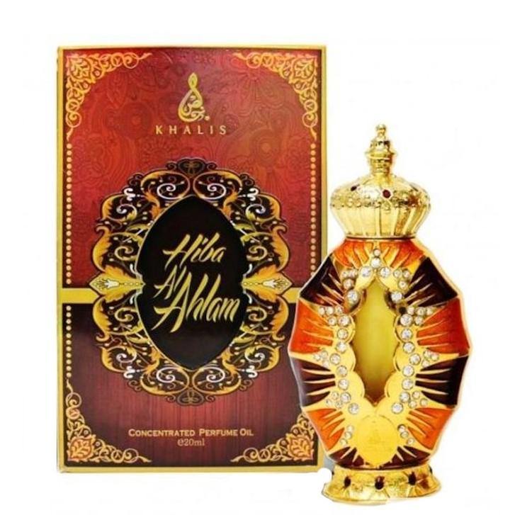20 ml Ulei de Parfum Hiba Al Ahlam cu Arome Lemnoase și Caramel Dulce pentru Femei - Galeria de Bijuterii
