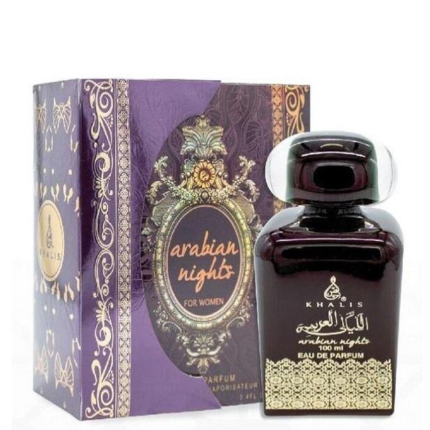 100 ml Eau de Perfume Arabian Nights Ambery cu Arome Florale și Santal pentru Femei - Galeria de Bijuterii
