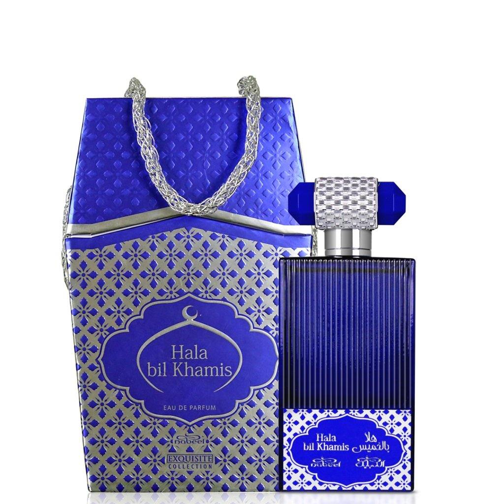 100 ml Eau De Parfum Hala Bil Khamis cu Arome Lemnos-Condimentate-Florale pentru Femei și Bărbați - Galeria de Bijuterii