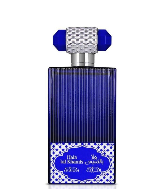 100 ml Eau De Parfum Hala Bil Khamis cu Arome Lemnos-Condimentate-Florale pentru Femei și Bărbați - Galeria de Bijuterii