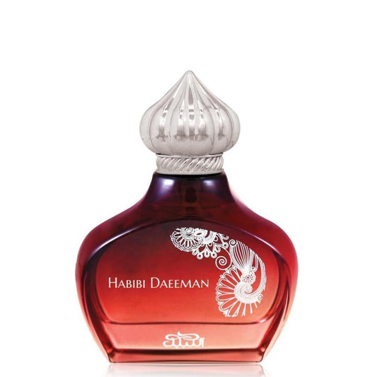 100 ml Eau de Parfum Habibi Daeeman cu Arome Condimentate Floral-Lemnoase pentru Femei și Bărbați - Galeria de Bijuterii