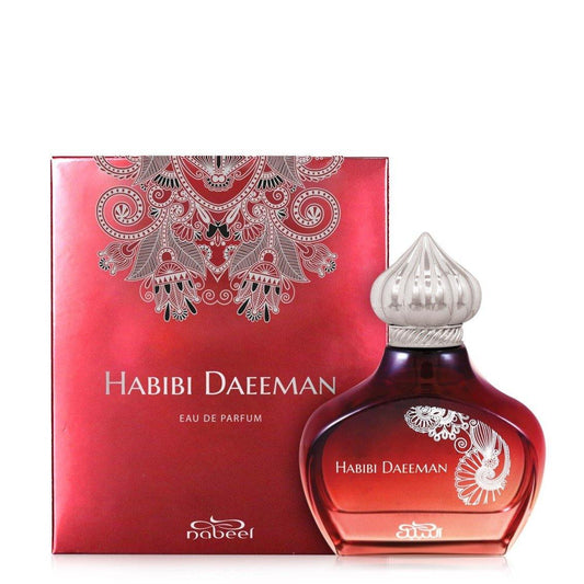 100 ml Eau de Parfum Habibi Daeeman cu Arome Condimentate Floral-Lemnoase pentru Femei și Bărbați - Galeria de Bijuterii