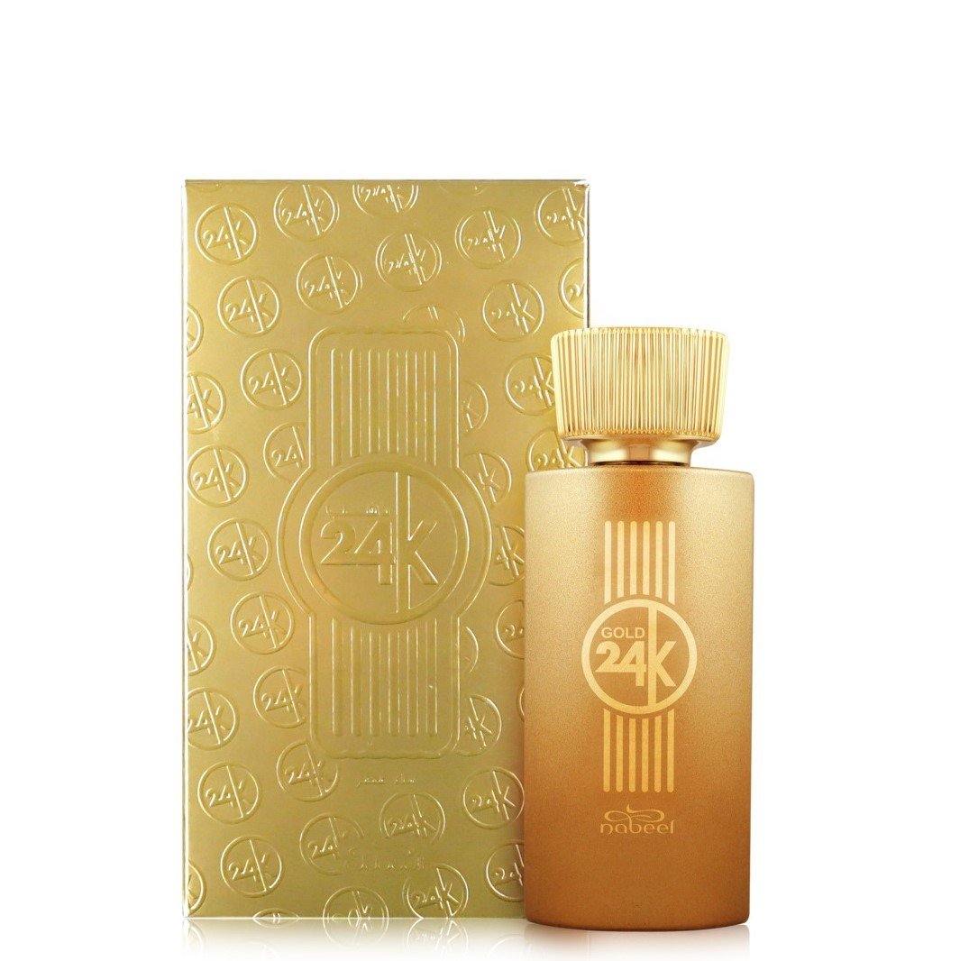 100 ml Eau de Parfume Gold 24K cu Arome Floral-Fructate pentru Femei și Bărbați - Galeria de Bijuterii