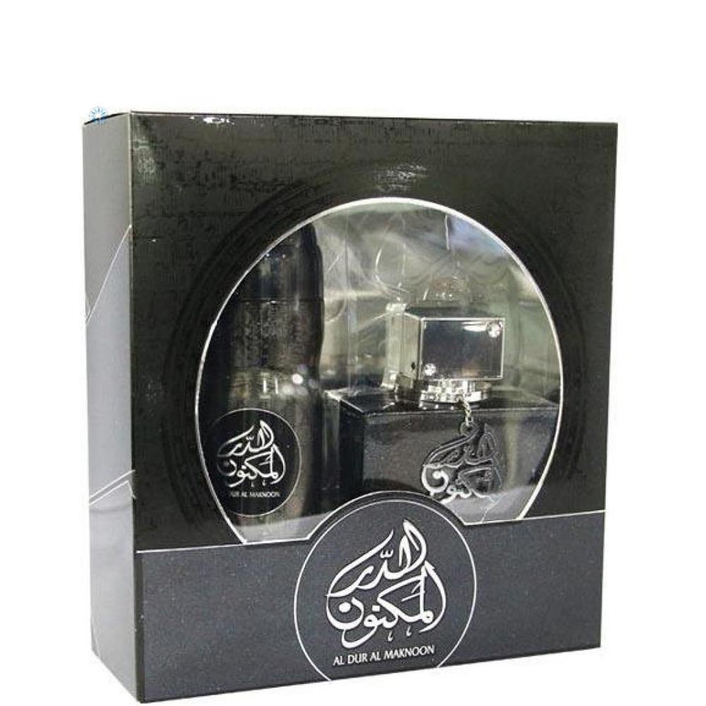 100 ml Parfum Al Dur Al Maknoon + Cadou 200 ml Deodorant cu Arome Orientale Florale Fructate pentru Bărbați - Galeria de Bijuterii