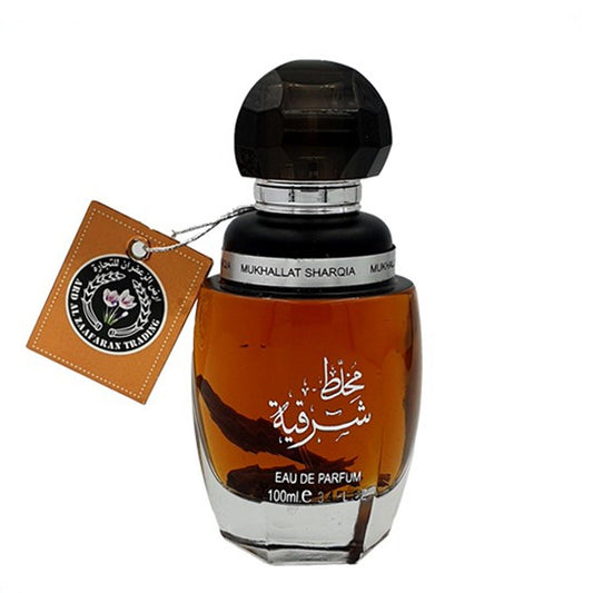 100 ml Parfum Mukhallat Sharqia cu Arome  Orientale Lemnos-Oud pentru Bărbați - Galeria de Bijuterii