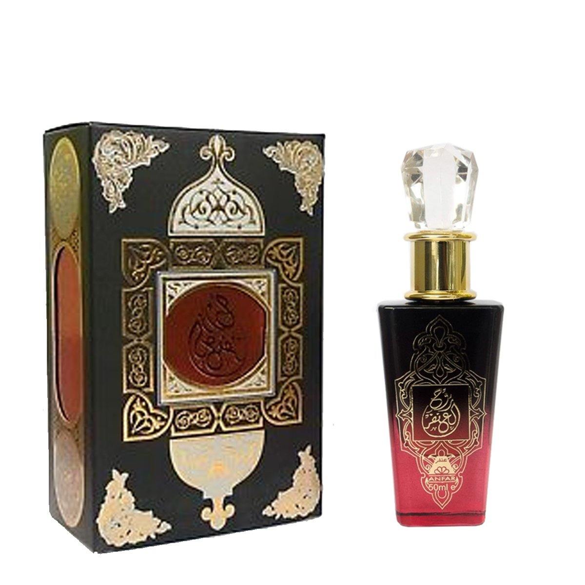 50 ml Eau de Parfum Rooh Al Anfar cu Arome Condimentat-Lemnoase pentru Bărbați și Femei - Galeria de Bijuterii