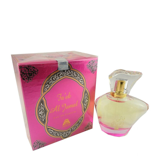 100 ml Eau de Parfum Fa’ek Al Jamal cu Arome Orientale Florale și Dulci pentru Femei - Galeria de Bijuterii