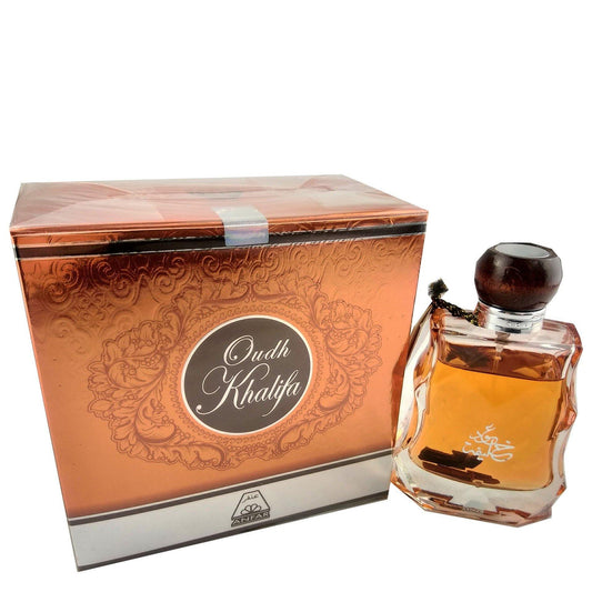 100 ml Eau de Parfum Oudh Khalifa cu Arome Orientale Dulci de Oud pentru Bărbați - Galeria de Bijuterii