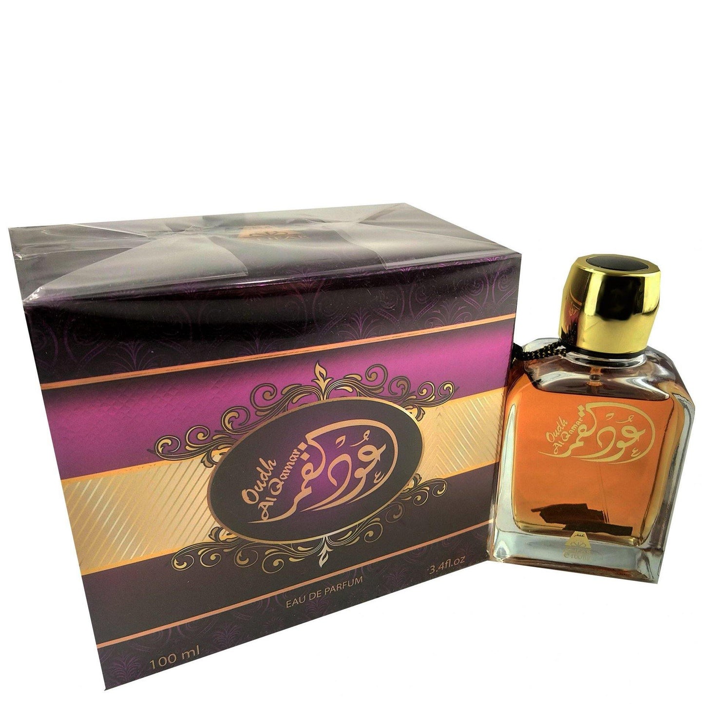 100 ml Eau de Parfum Oud Al Qamar cu Arome Oriental Picante de Lemn de Santal pentru Bărbați și Femei - Galeria de Bijuterii