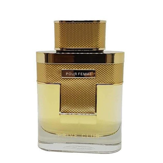 100 ml Eau de Parfum Prive Club Pour Femme cu Arome Oriental Lemnoase Usor Citric pentru Femei - Galeria de Bijuterii