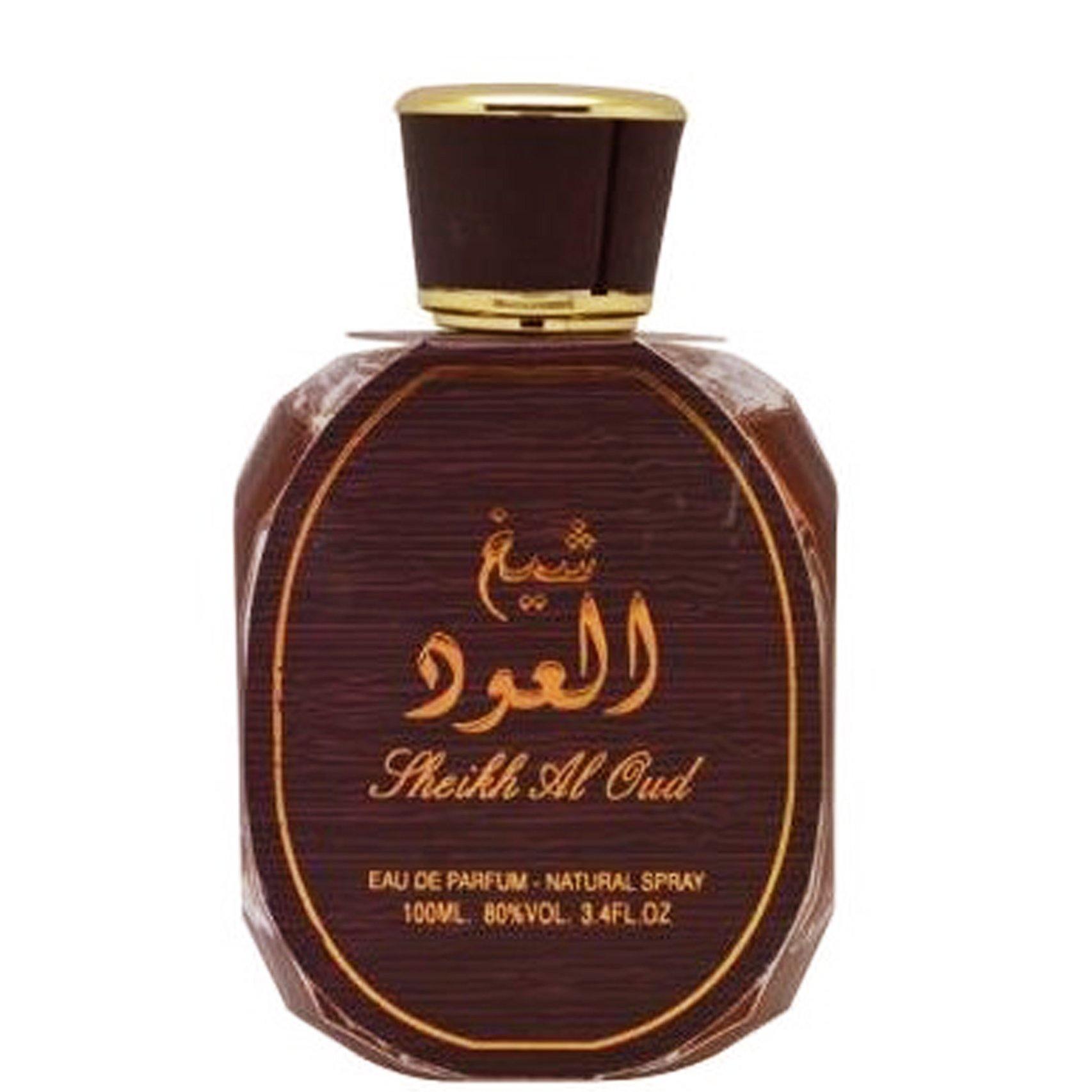 100 ml Eau de Perfume Sheikh Al Oud cu Arome Picant-Lemnoase pentru Bărbați - Galeria de Bijuterii