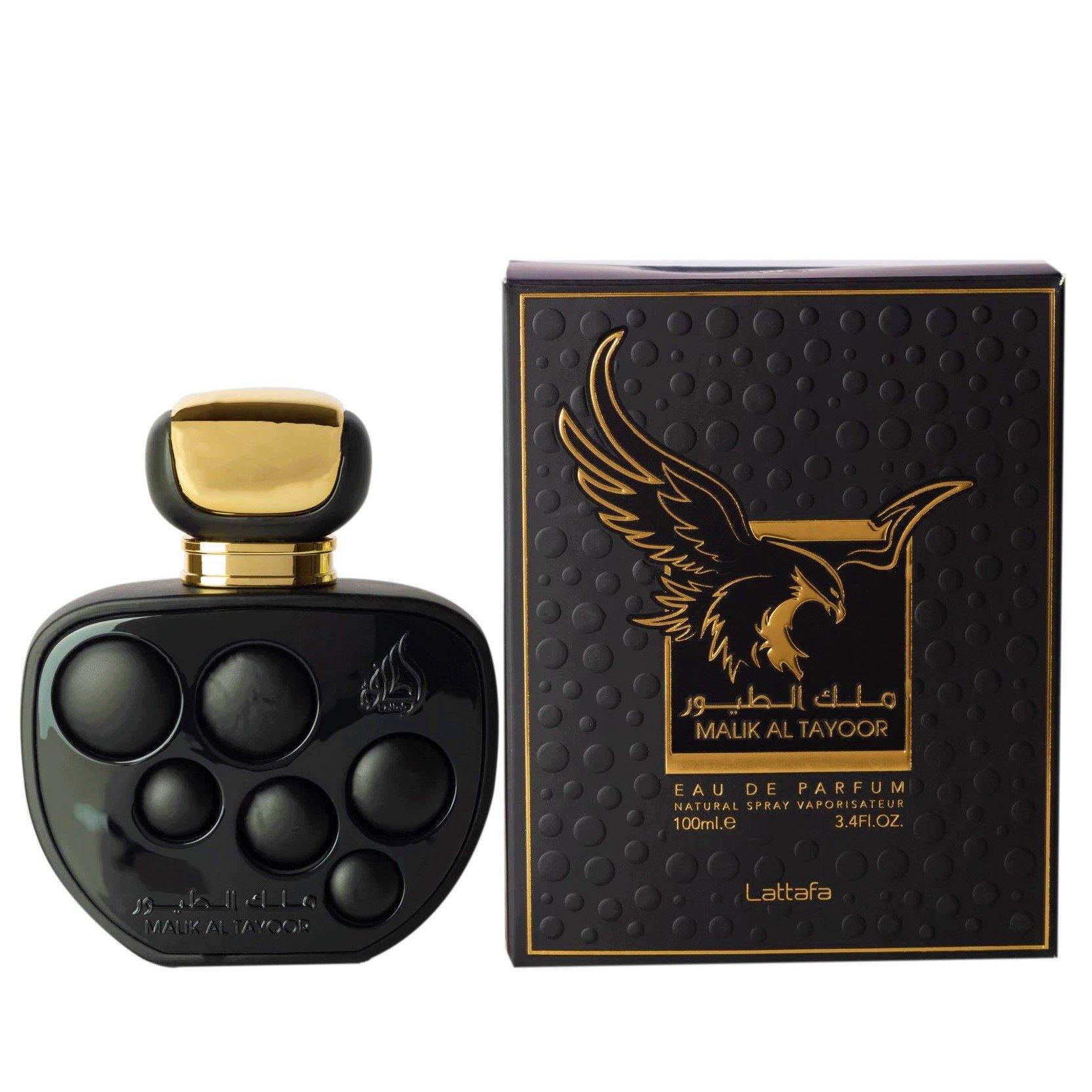 100 ml Eau de Perfume Malik Al Tayoor cu Arome Lemnos-Picante pentru Bărbați - Galeria de Bijuterii