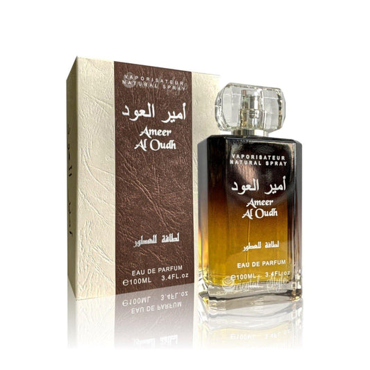 100 ml Eau de Perfume Ameer Al Oud cu Arome Intense Dulci Lemnoase pentru Bărbați - Galeria de Bijuterii