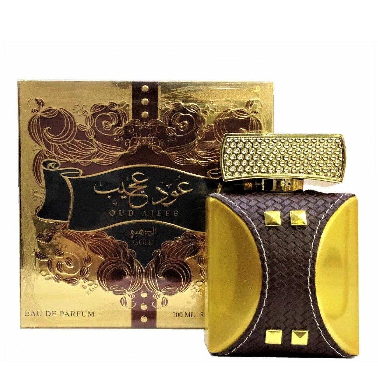 100 ml Eau de Perfume Ajeeb cu Lemn de Santal, Mosc și Chihlimbar pentru Bărbați și Femei - Galeria de Bijuterii