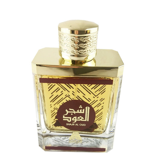 100 ml Eau de Perfume Shajr Al Oud cu Arome Lemnoase, Citrice și Oud pentru Bărbați - Galeria de Bijuterii
