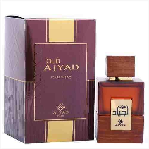 100 ml Eau de Perfume Oud Ajyad cu Arome Lemnoase de Oud și Mosc pentru Bărbați - Galeria de Bijuterii