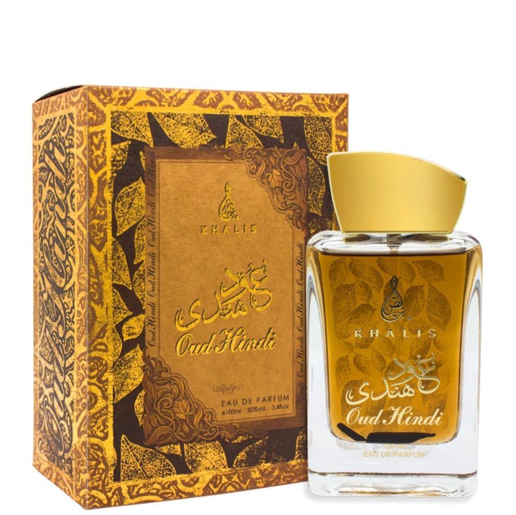 100 ml Eau de Parfum Oud Hindi cu Arome Dulci de Mosc și Chihlimbar  pentru Bărbați și Femei - Galeria de Bijuterii