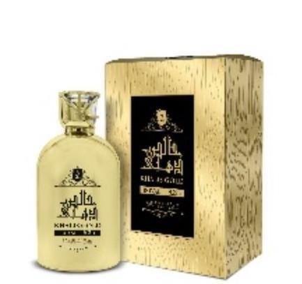 100 ml Eau de Parfum Khalis Royal cu Arome de Chihlimbar și Piele pentru Bărbați și Femei - Galeria de Bijuterii