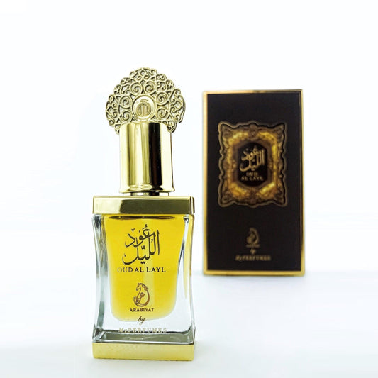 12 ml Ulei de parfum Oud Al Layl cu Arome Floral-Fructate pentru Femei și Bărbați - Galeria de Bijuterii