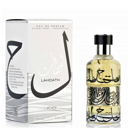 100 ml Eau de Perfume Lahdath cu Arome Lemnoase și Picante pentru Bărbați - Galeria de Bijuterii