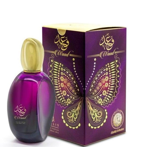 100 ml  Eau de Perfume Waad cu Arome Picant-Florale Pudrate pentru Femei - Galeria de Bijuterii