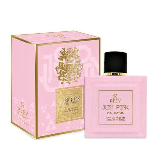 100 ml  Eau de Perfume Just Pink cu Arome Pudrate Florale pentru Femei - Galeria de Bijuterii