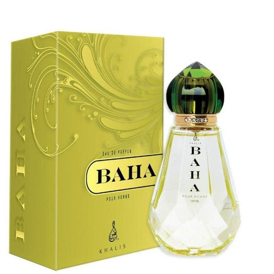 100 ml  Eau de Perfume Baha Fresh cu Arome Citrate, Chihlimbar și Lemnoase pentru Bărbați - Galeria de Bijuterii