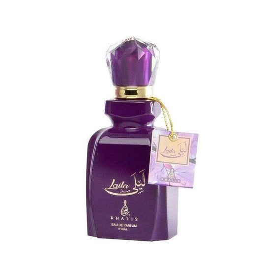 100 ml  Eau de Perfume Laila cu Arome Balsamice de Chihlimbar pentru Femei - Galeria de Bijuterii