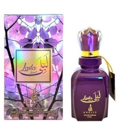 100 ml  Eau de Perfume Laila cu Arome Balsamice de Chihlimbar pentru Femei - Galeria de Bijuterii