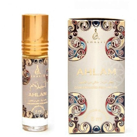 6 ml Ulei de Parfum Ahlam Oriental cu Arome de Caramel și Santal pentru Bărbați - Galeria de Bijuterii