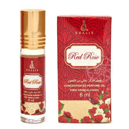 6 ml Ulei de Parfum Red Rose cu Arome de Trandafir și Mosc pentru Femei - Galeria de Bijuterii