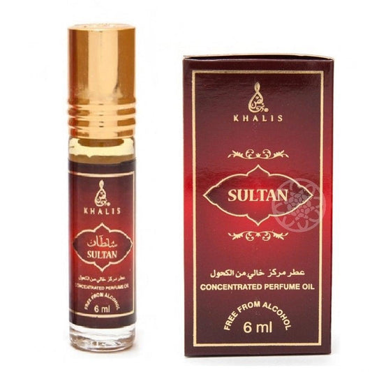 6 ml Ulei de Parfum Sultan cu Arome de Chihlimbar și Mosc, Unisex - Galeria de Bijuterii