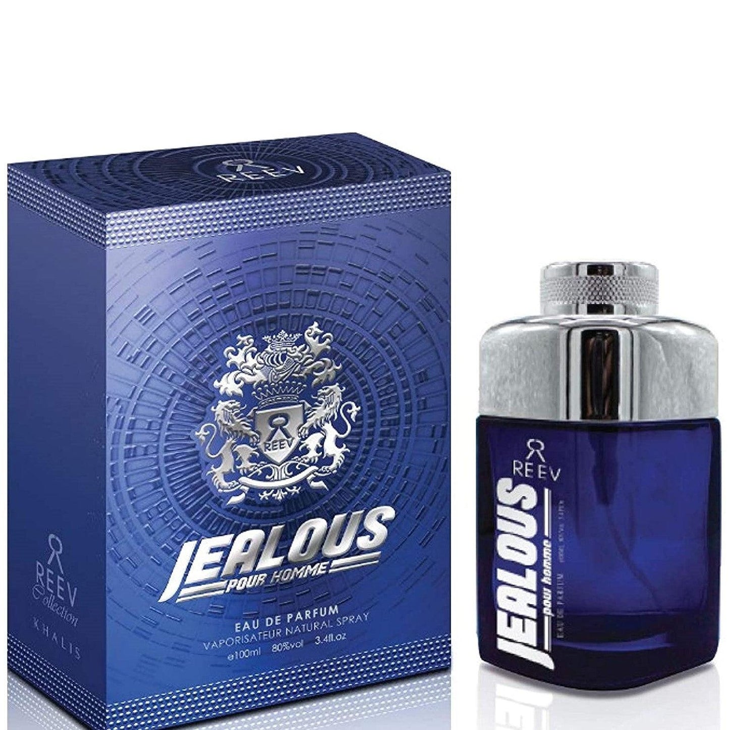 100 ml Eau de Perfume Jealous cu Arome de Mosc pentru Bărbați - Galeria de Bijuterii