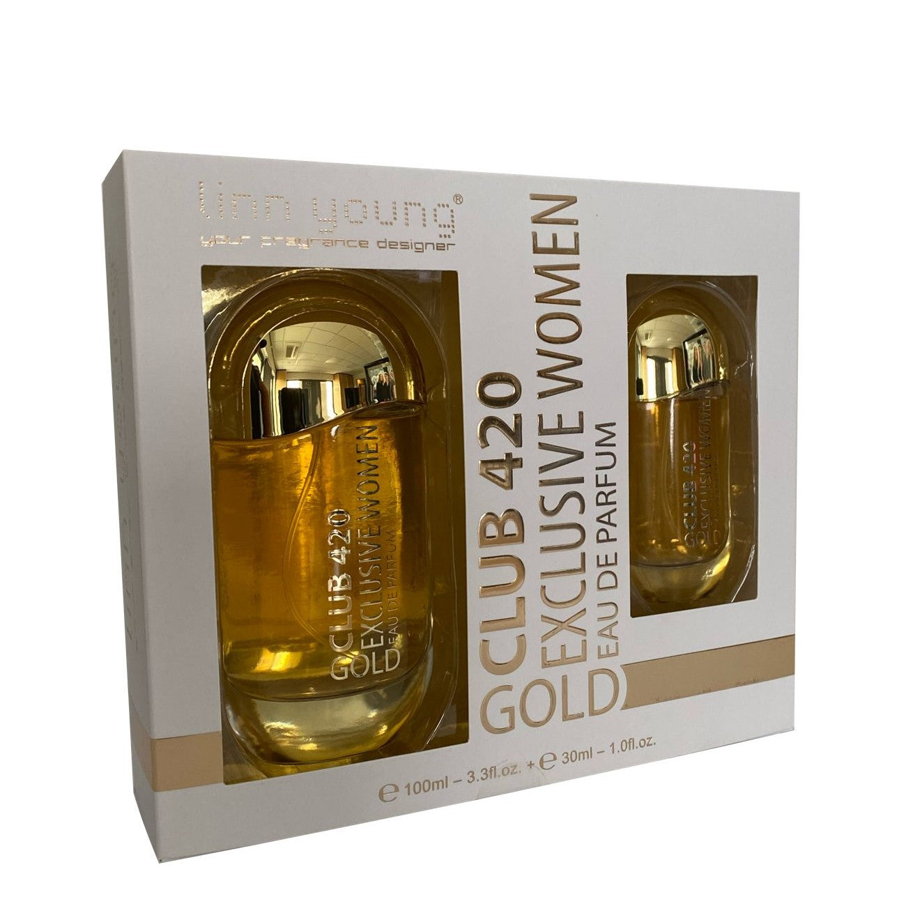 100 ml Parfum EDP "CLUB 420 GOLD" cu Arome Oriental - Vanilate pentru Femei