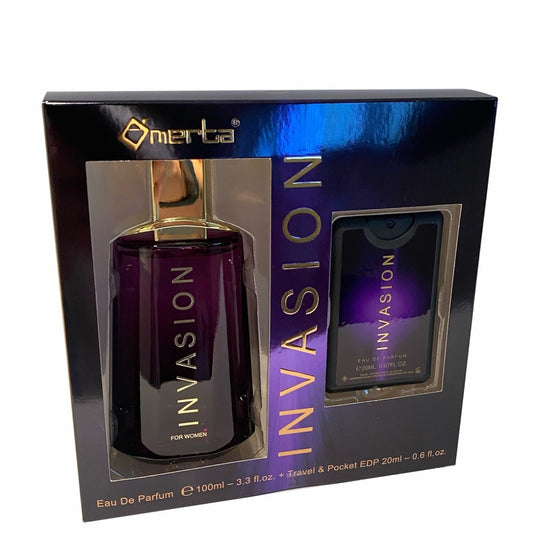 100 ml + 20 ml Parfum EDP "INVASION" cu Arome Florale pentru Femei