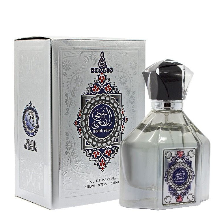 100 ml Parfum EDP SHEIKH SILVER cu Arome Dulci-Orientale pentru Bărbați 1 