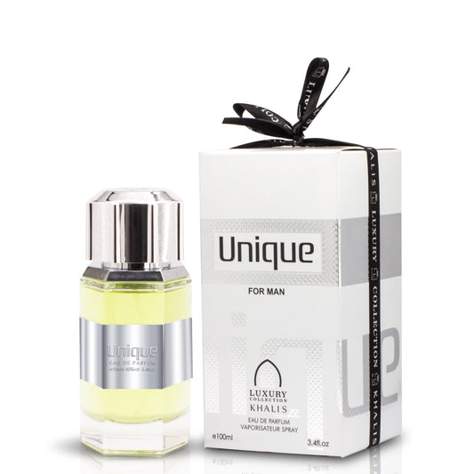 100 ml Parfum EDP QUNIQUE FOR MEN cu Arome Lemnoase pentru Bărbați