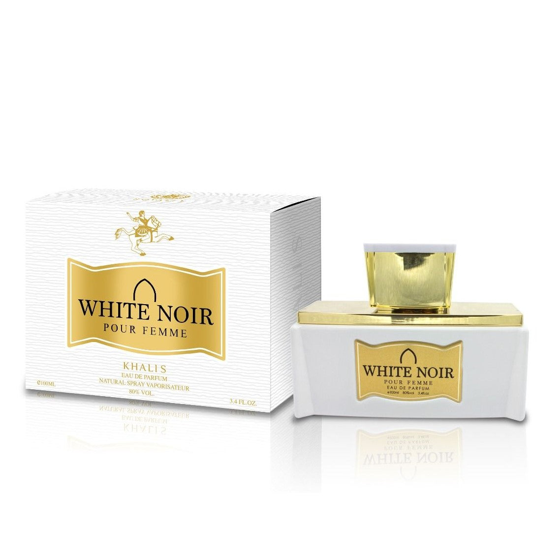 100 ml Eau de Perfume WHITE NOIR cu Arome Florale și Mosc pentru Femei 1 