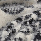 Poncho Tricotat, 80 cm x 130 cm, Alb și Negru