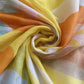 Eșarfă-Șal, 80 cm x 180 cm, Galbenă cu Model Floral - Galeria de Bijuterii