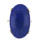 Inel din Argint 925 Placat cu Aur ( 3.59 grame ) cu Lapis Lazuli Badakhshan 33.83 Carate