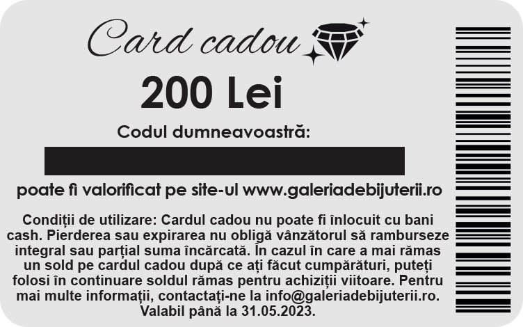 Card Cadou din plastic în plic roșu 3 