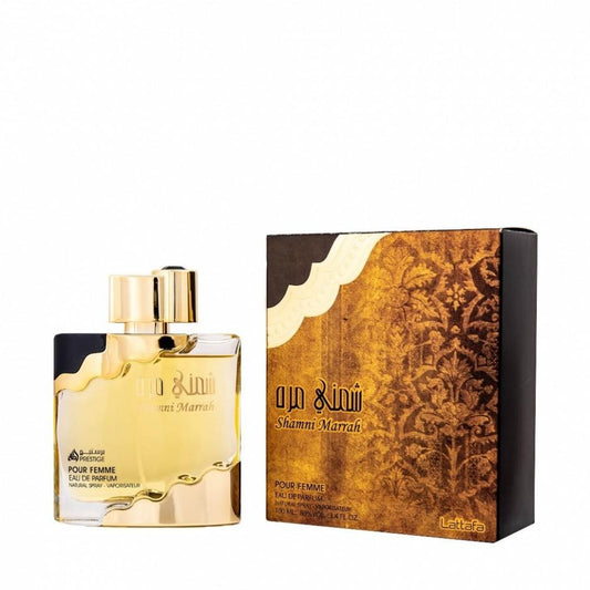 100 ml Eau De Parfum Lattafa Shamni Marrah Femme cu Arome Dulci Orientale și Vanilie Pentru Femei - Galeria de Bijuterii