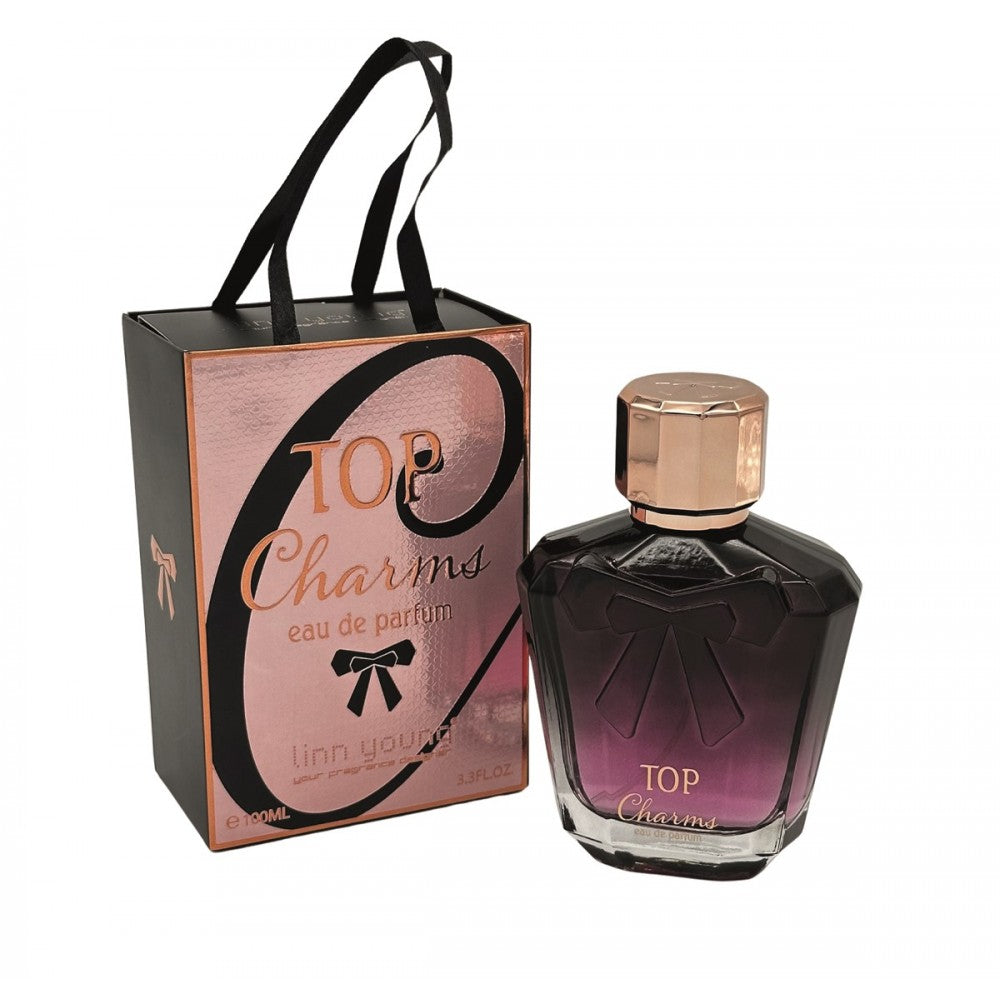 100 ml EDP TOP CHARMS, cu Arome Fructate șo Chiparos pentru Femei